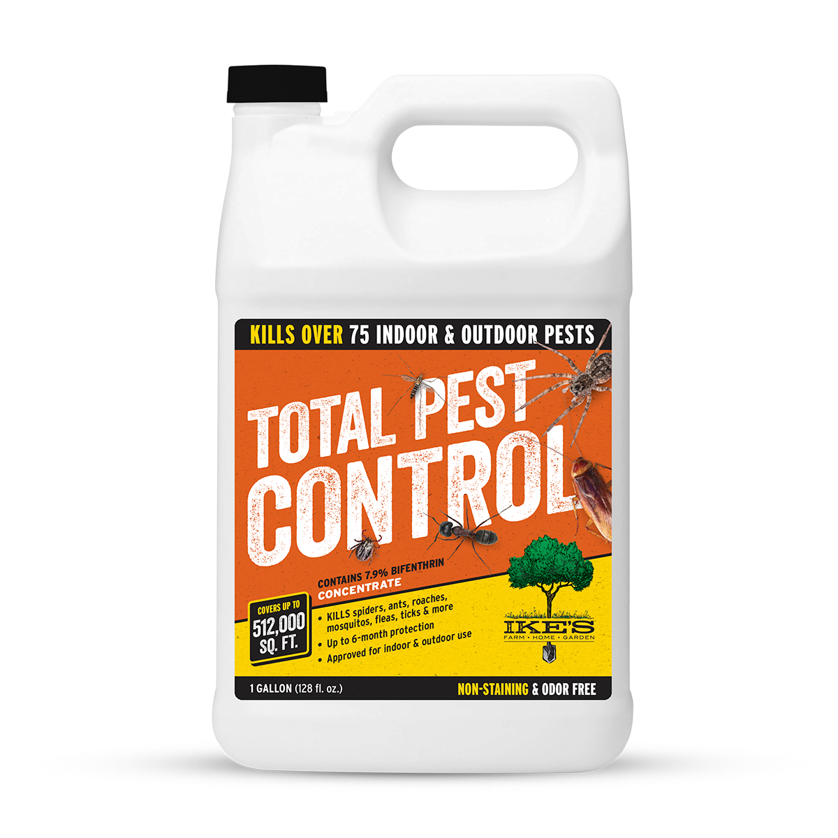 container of IKE'S Total Pest Control concentrate