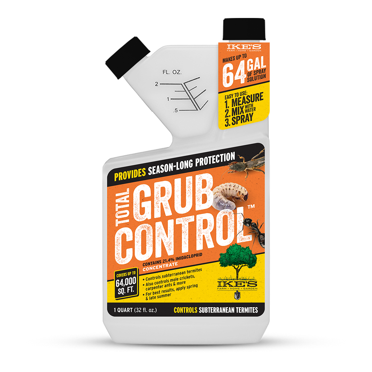 container of IKE'S Total Grub Control concentrate