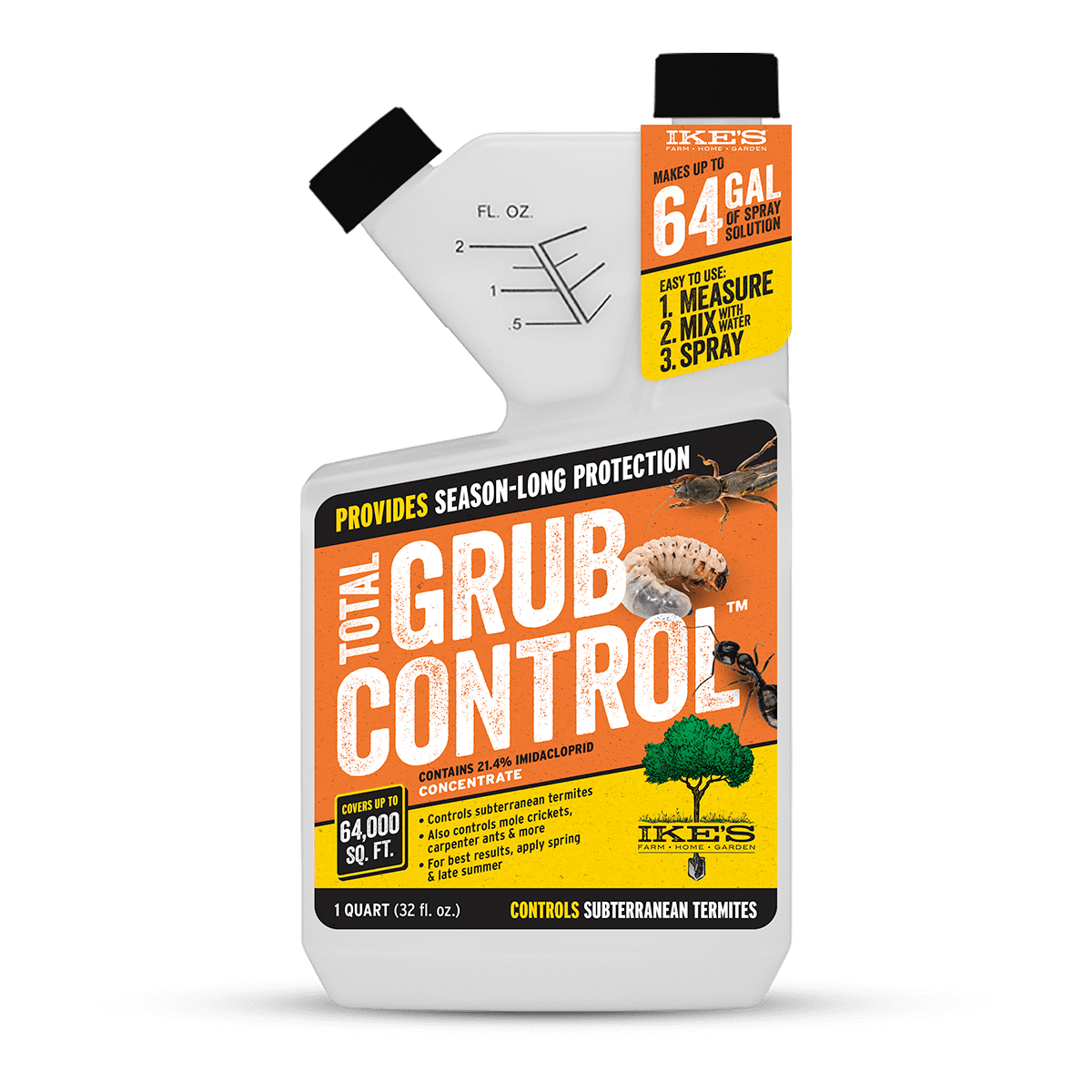 container of IKE'S Total Grub Control concentrate