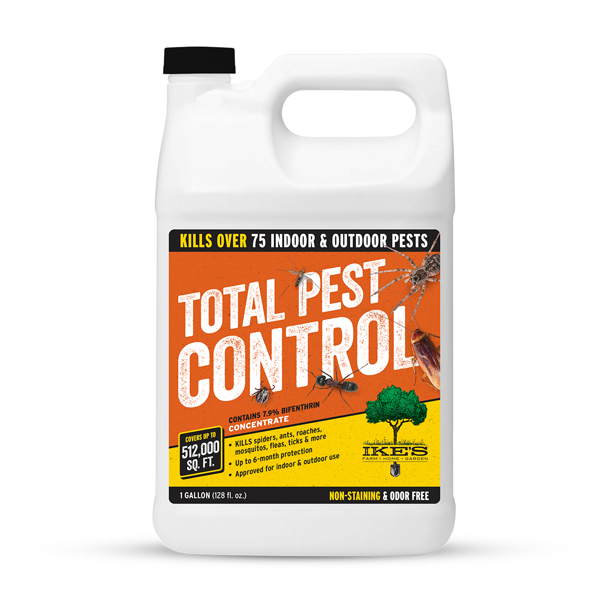 container of IKE'S Total Pest Control concentrate