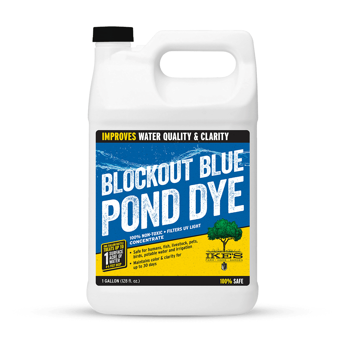 Case of 4 (1) Gallon Blue Dye Concentrate Pond Cleaners