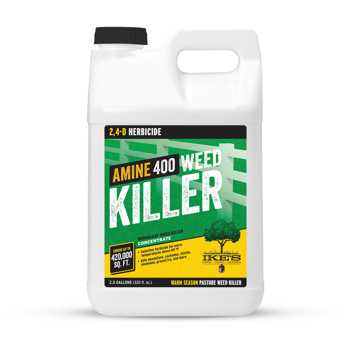 container of IKE'S Amine 400 Weed Killer